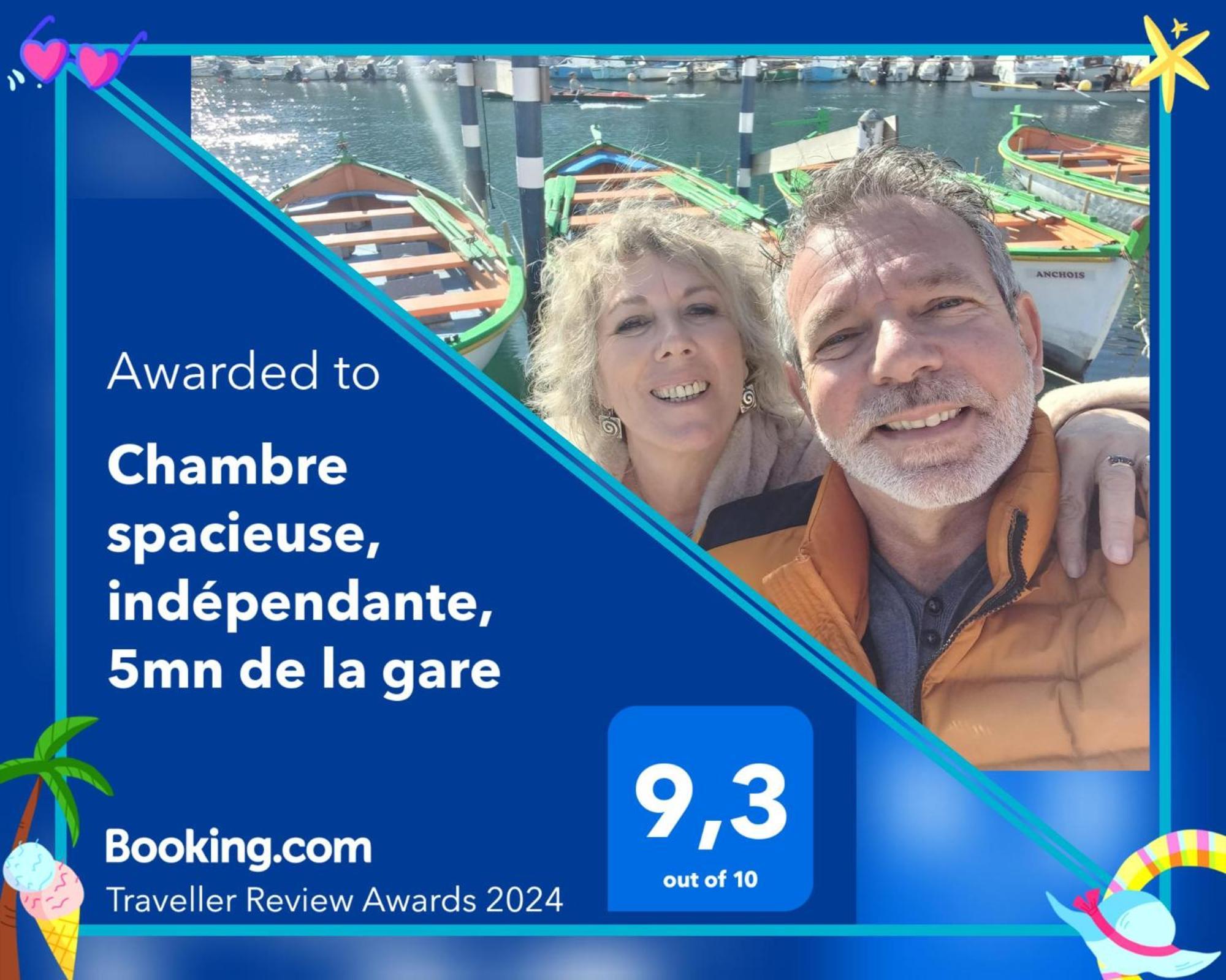 Chambre Spacieuse, Independante, 700M De La Gare ناربون المظهر الخارجي الصورة